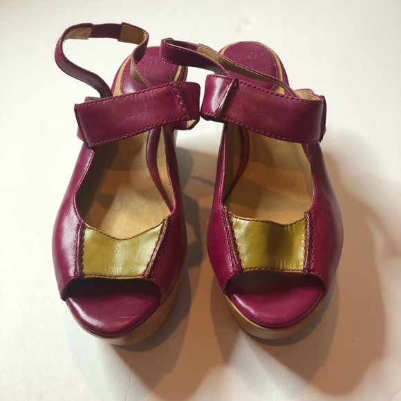 NWOT Frye Blair Slingback 3.5” wooden platform - Picture 4 of 7